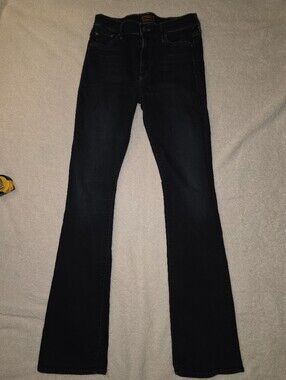 Mother The Insider Coffee, Tea Or Me Dark Wash High Rise Bootcut Jeans 28